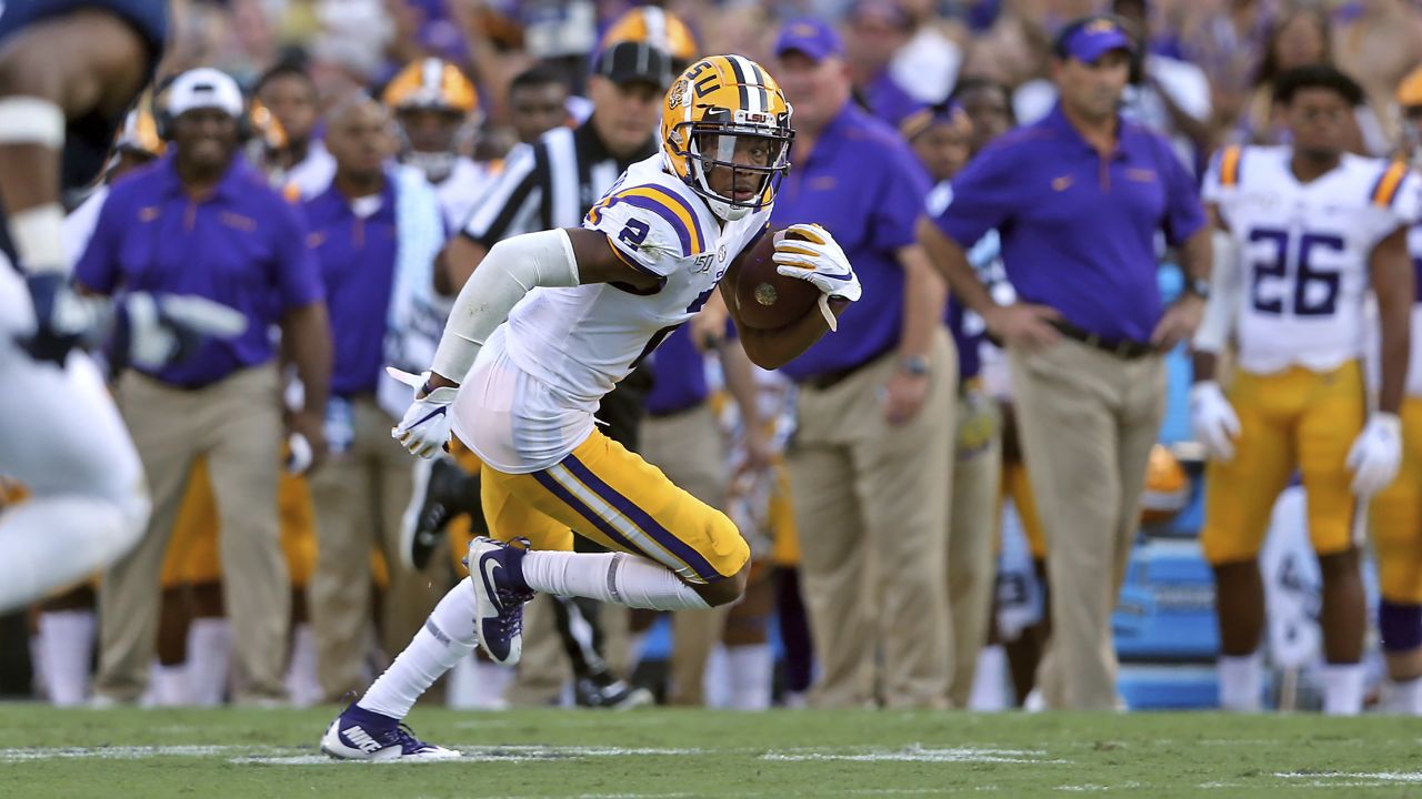 LSU receiver Justin Jefferson misses Nov. 20 practice, Pettigrew