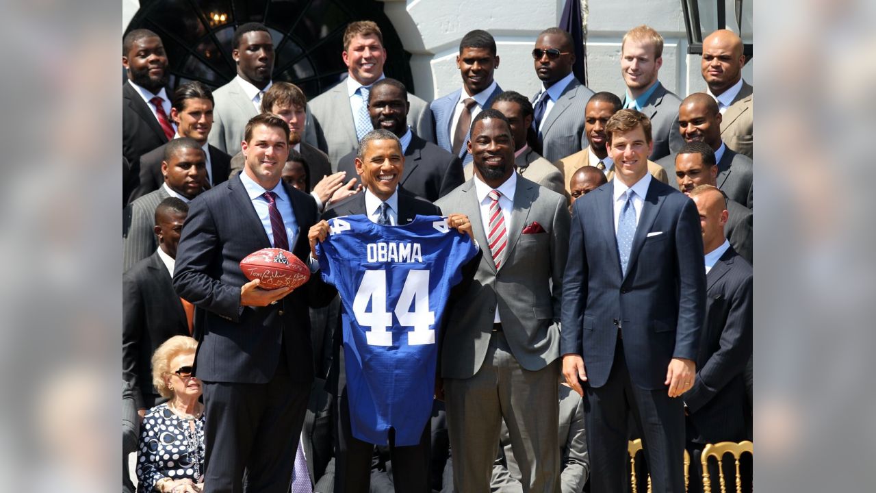 Giants enjoy their third trip to White House