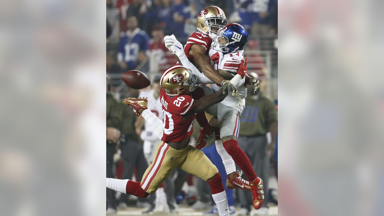 The 49ers beat the Giants 27-20.