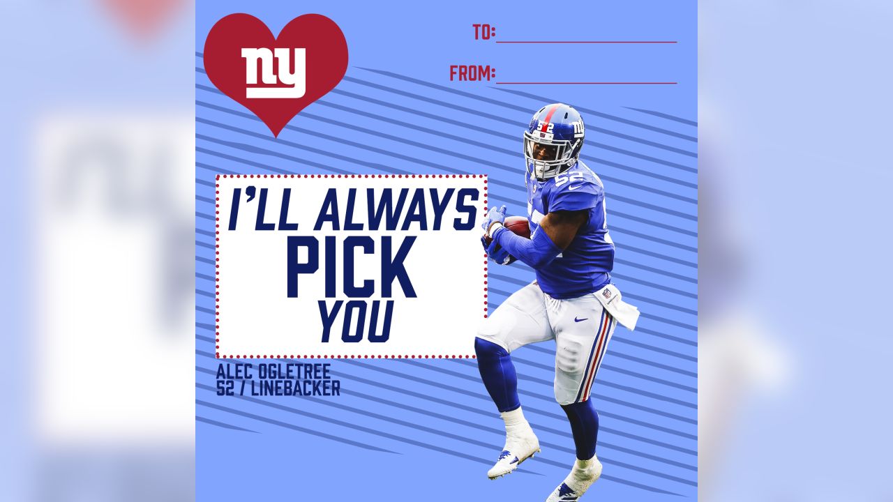 New York Giants on X: Get your #Giants Valentine's Day cards ASAP - the  big day is tomorrow! DOWNLOAD & PRINT:    / X