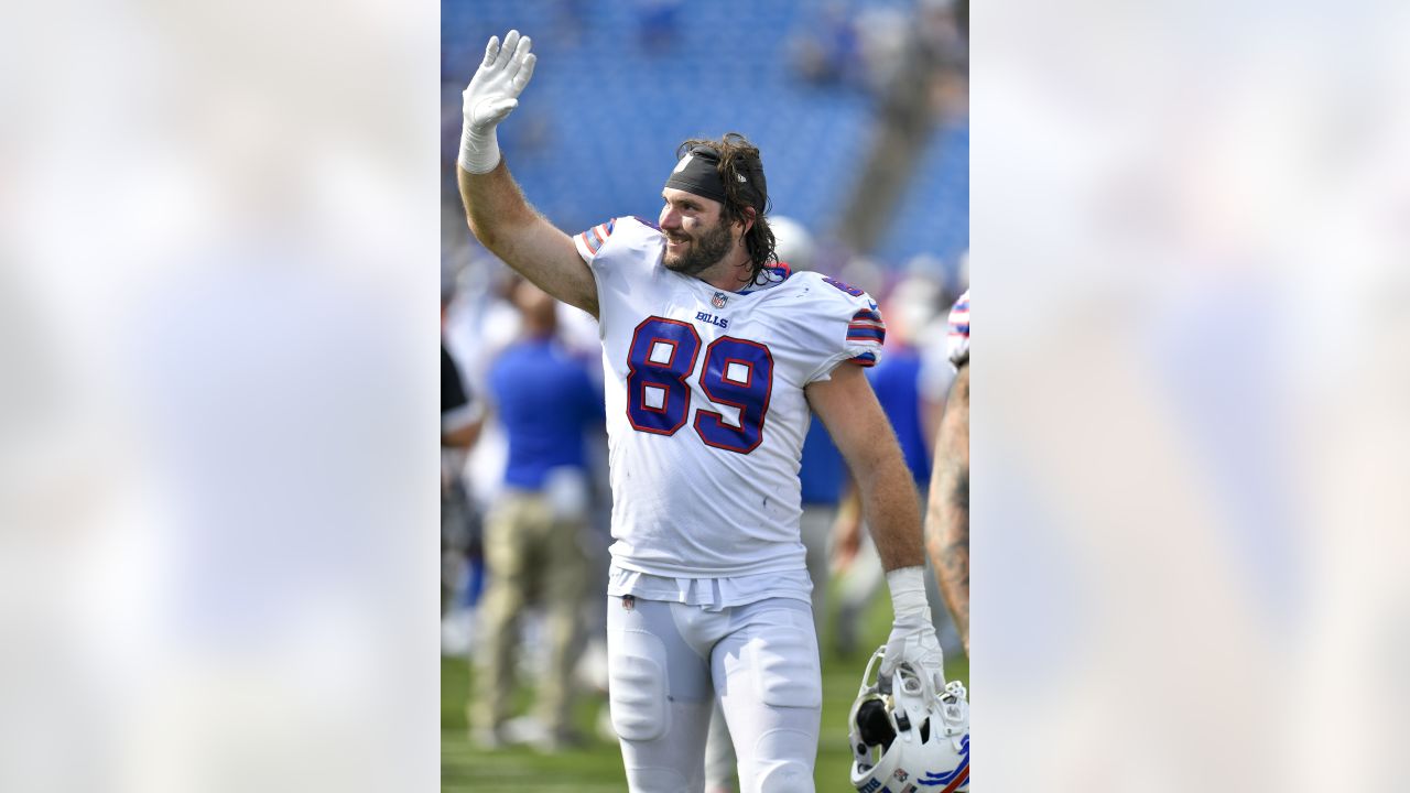 The line of scrimmage of the Miami Dolphins against the Buffalo Bills  during the second half of an NFL football game, Sunday, Oct. 31, 2021, in  Orchard Park, N.Y. (AP Photo/Adrian Kraus