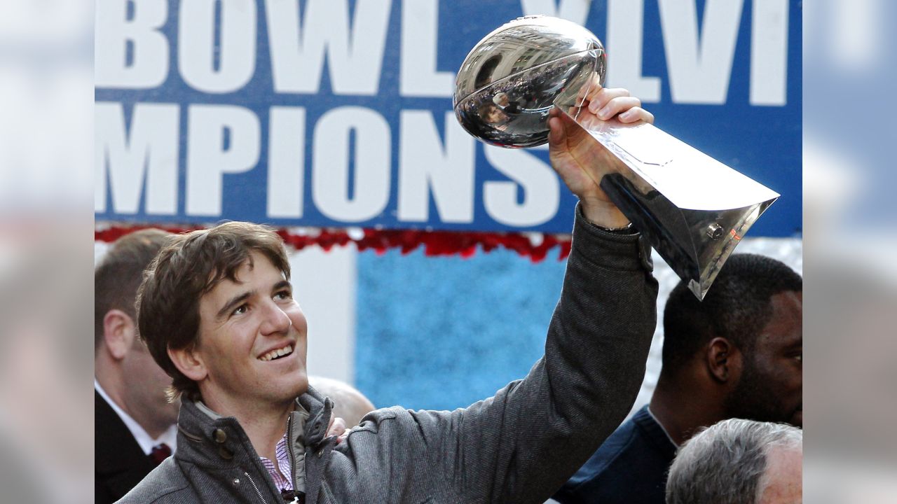 Vince Lombardi trophy  NEW YORK CITY - IN THE WIT OF AN EYE