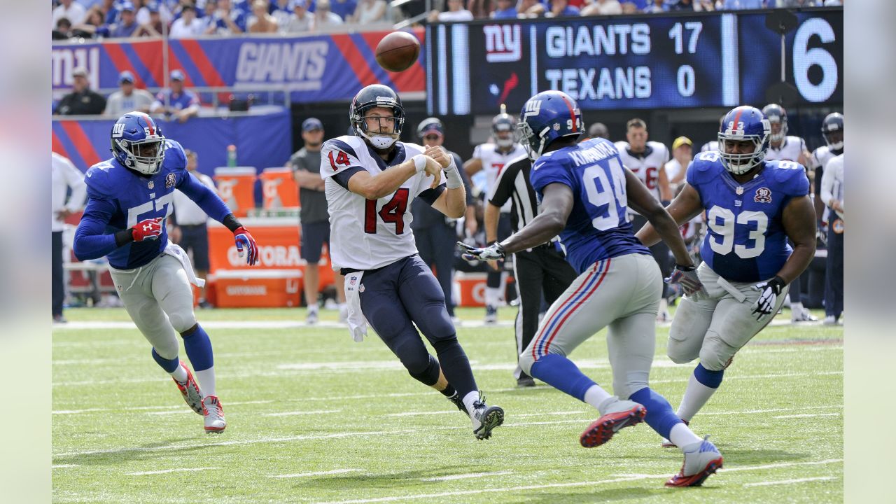 Giants vs. Texans Week 3 Storylines