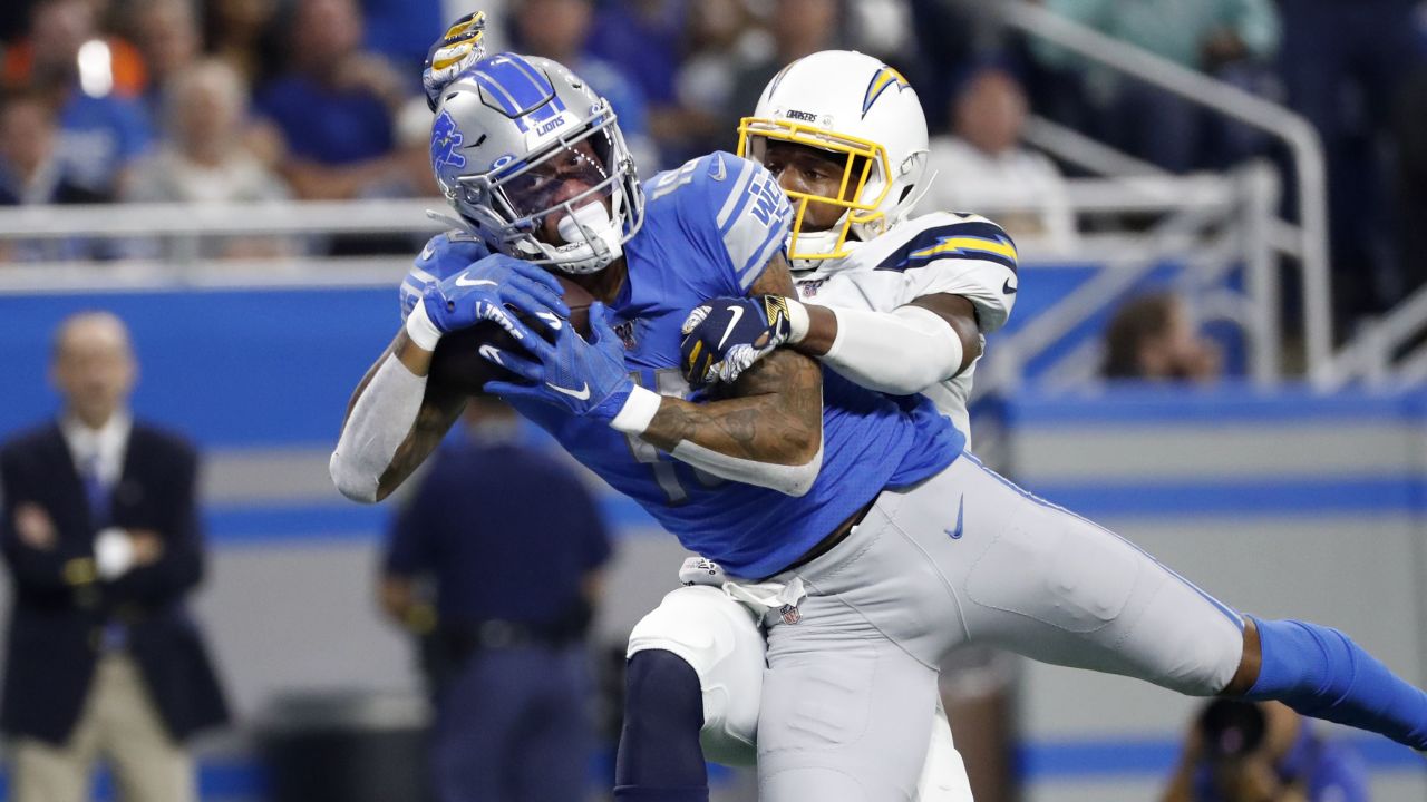 Detroit Lions wide receiver Calvin Johnson (81) is seen during warm ups  prior to an NFL football game against the Philadelphia Eagles at Ford Field  in Detroit, Thursday, Nov. 26, 2015. (AP