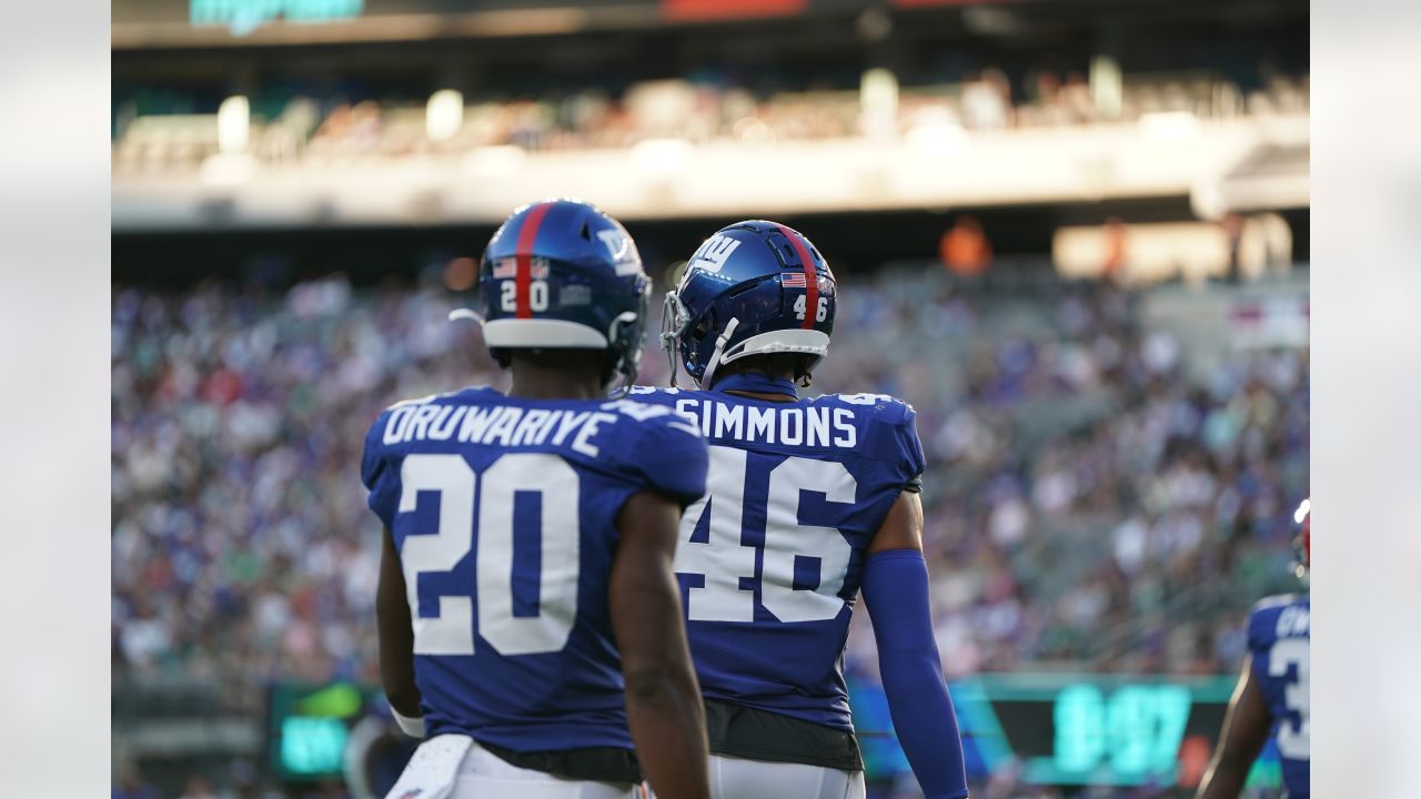 New York Giants kicker punter Jamie Gillan (17) in action against the New  York Jets during an NFL pre-season football game, Sunday, Aug. 27, 2022, in  East Rutherford, N.J.. (AP Photo/Rich Schultz