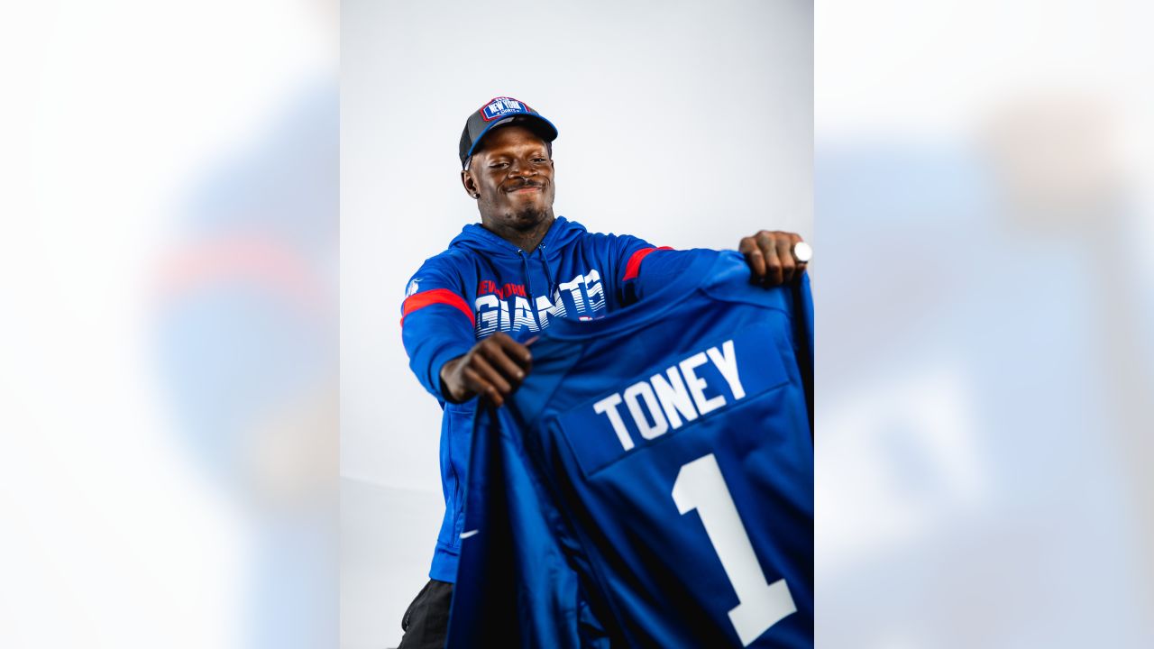  NFL PRO LINE Men's Kadarius Toney Royal New York Giants  Replica Jersey : Sports & Outdoors