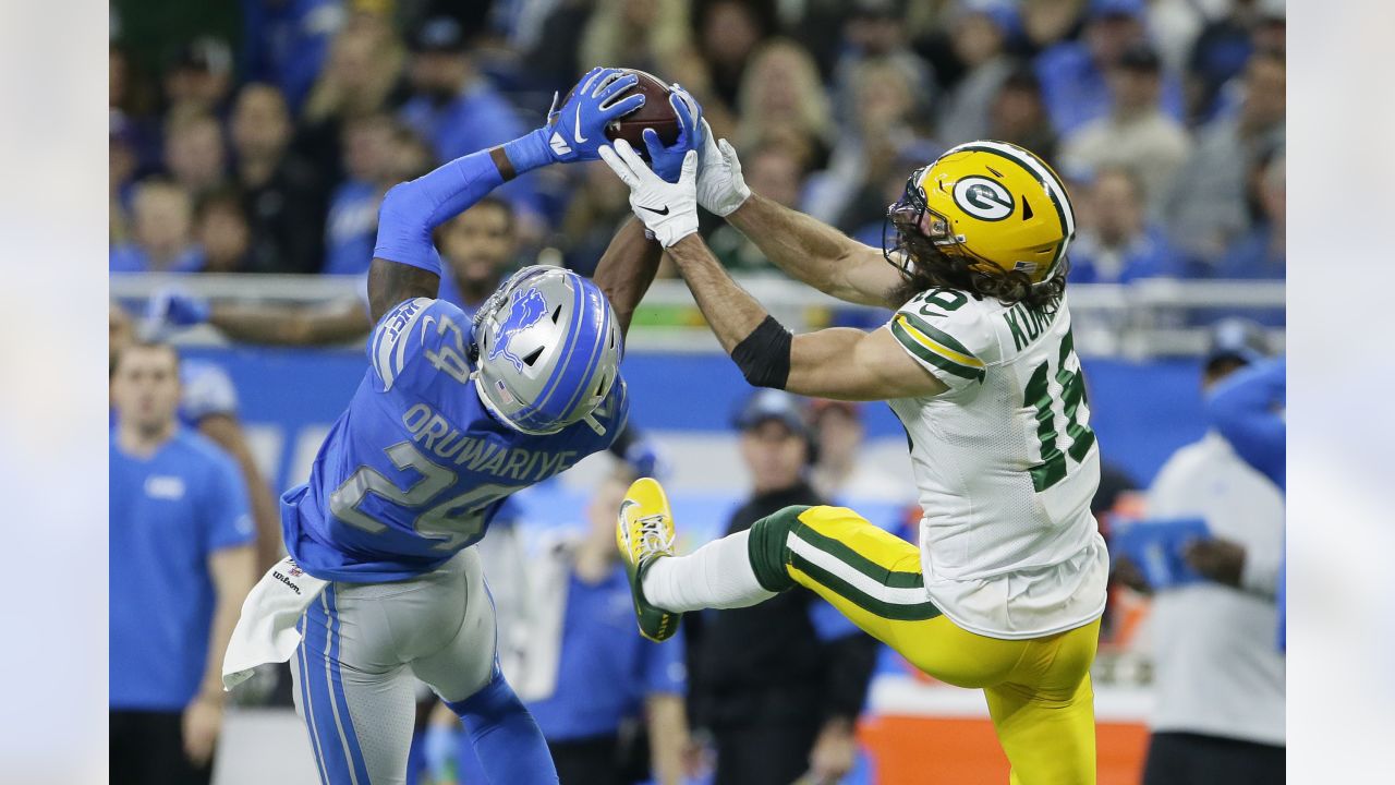 Detroit Lions cornerback Amani Oruwariye (24) in action during the second  half of an NFL football