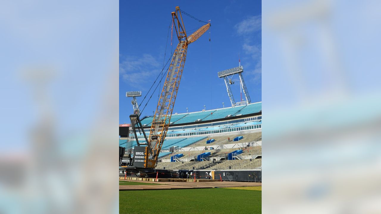 Construction underway for EverBank Field enhancements