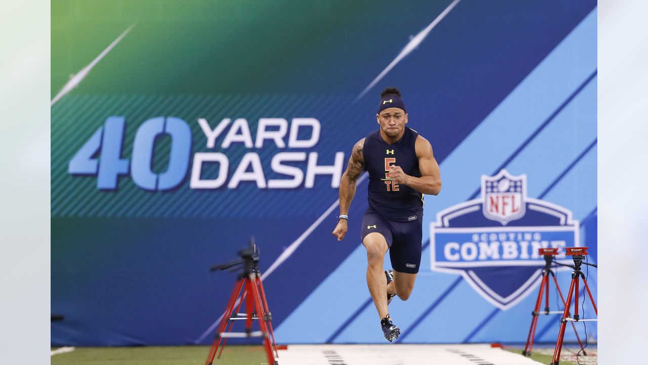 Tight Ends Run the 40-Yard Dash at the 2023 NFL Combine 