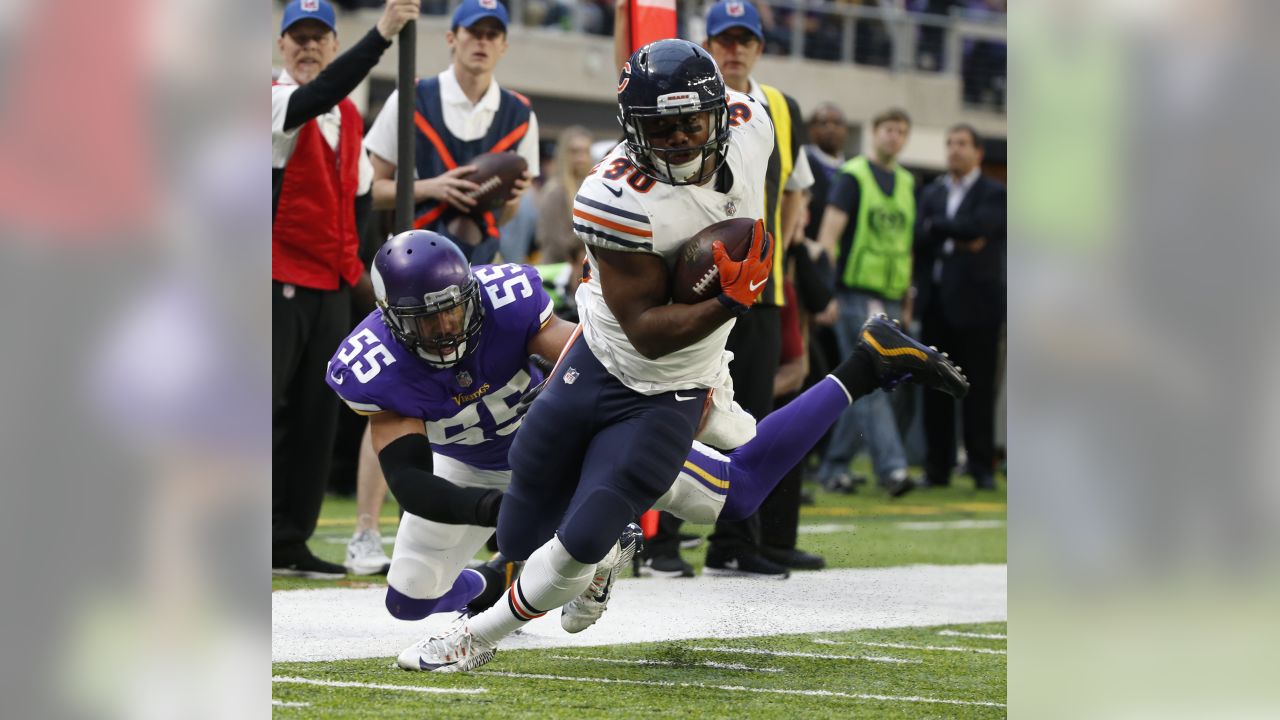 August 25, 2018: Chicago, Illinois, U.S. - Bears #30 Benny Cunningham in  action during the NFL Game