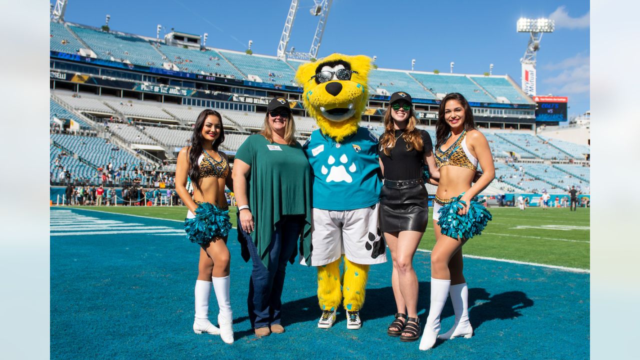 The Jacksonville Jaguars Mascot Is Sporting Nothing But an American Flag  Speedo at Today's Ravens Game