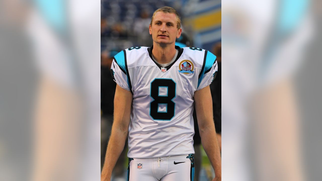 Carolina Panthers punter Brad Nortman (8) during the NFL football