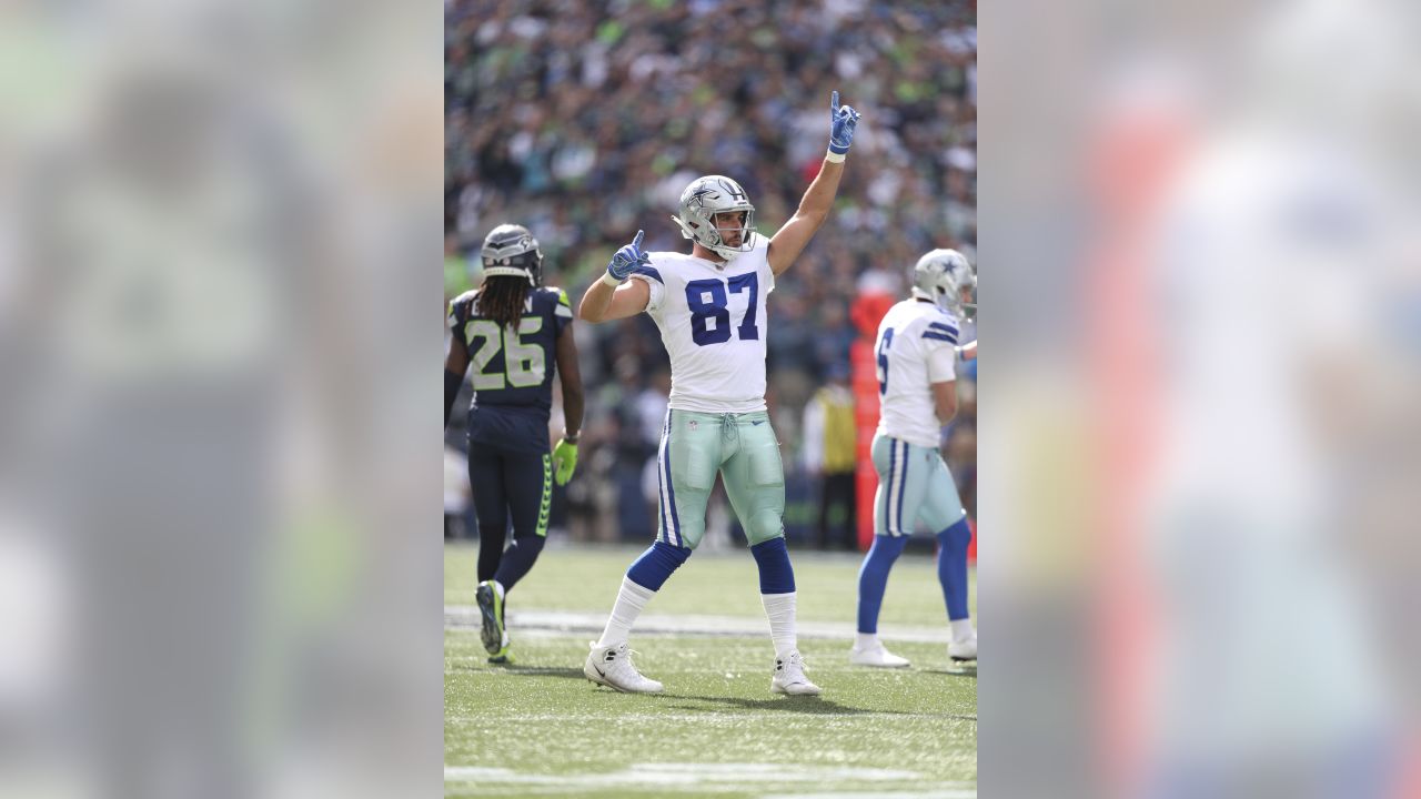 August 26, 2018: Dallas Cowboys tight end Geoff Swaim (87) during