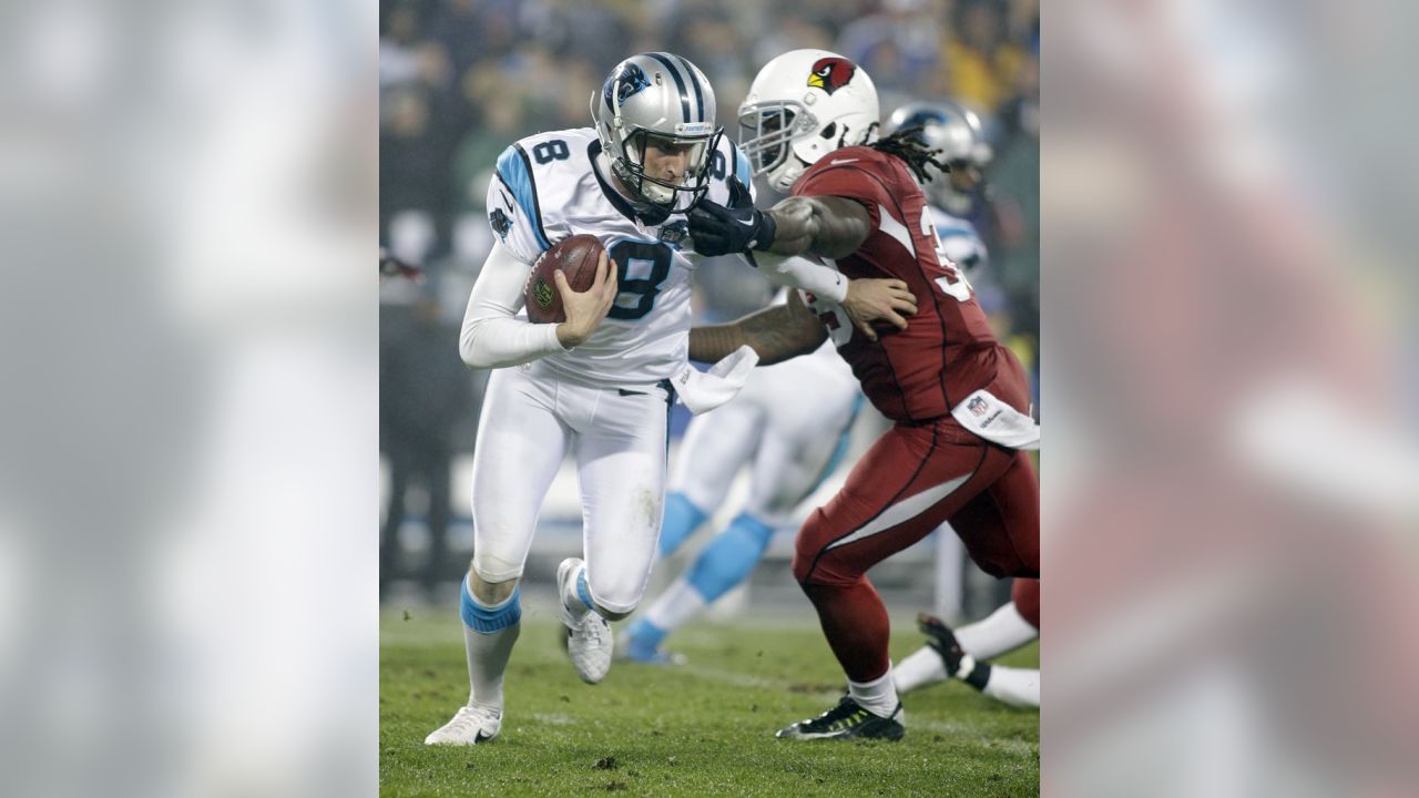 Carolina Panthers punter Brad Nortman (8) during the NFL football