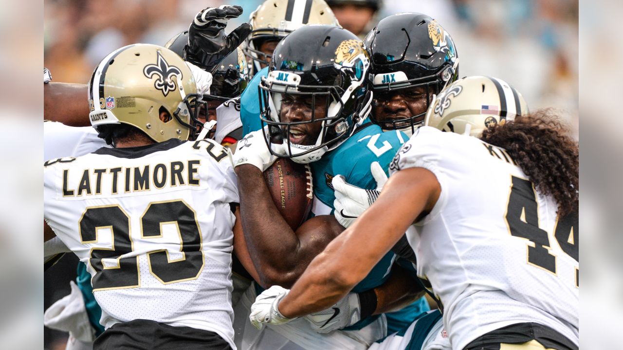 New Orleans, USA. 27th Dec, 2015. Jacksonville Jaguars helmet during the  game between the New Orleans Saints and the Jacksonville Jaguars at the  Mercedes-Benz Superdome in New Orleans, LA. Credit: Stephen Lew/Cal