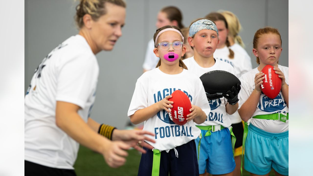 Youth football camp with Paul Posluszny, Kevin Hardy taking place before  Dolphins vs. Jaguars