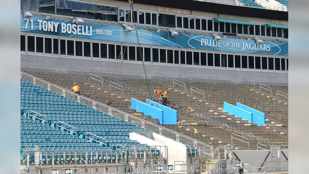 Construction underway for EverBank Field enhancements