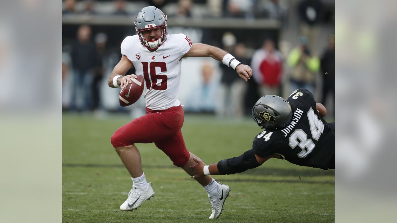 Gardner Minshew Jacksonville Jaguars Unsigned Scrambling Action Photograph