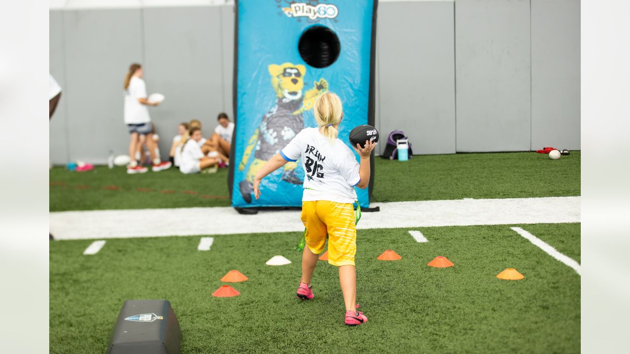 Youth football camp with Paul Posluszny, Kevin Hardy taking place