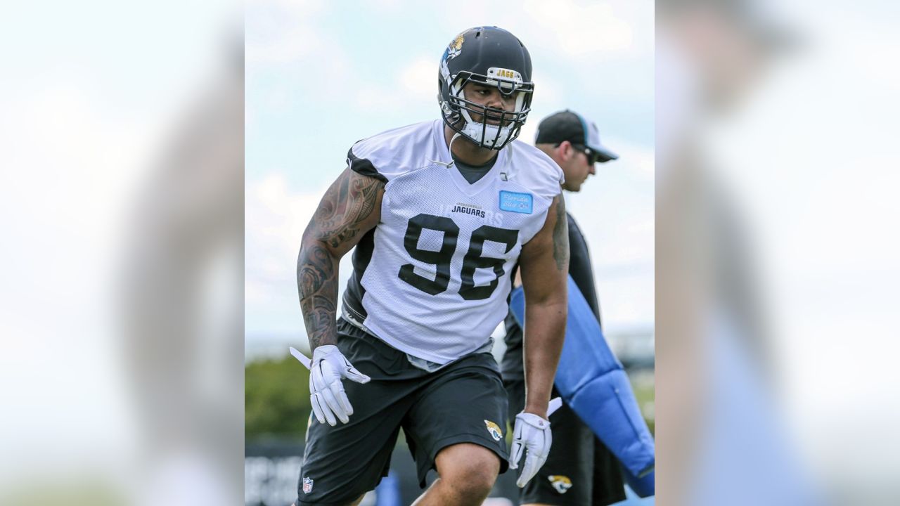 Jacksonville Jaguars tight end Neal Sterling (87) is congratulated