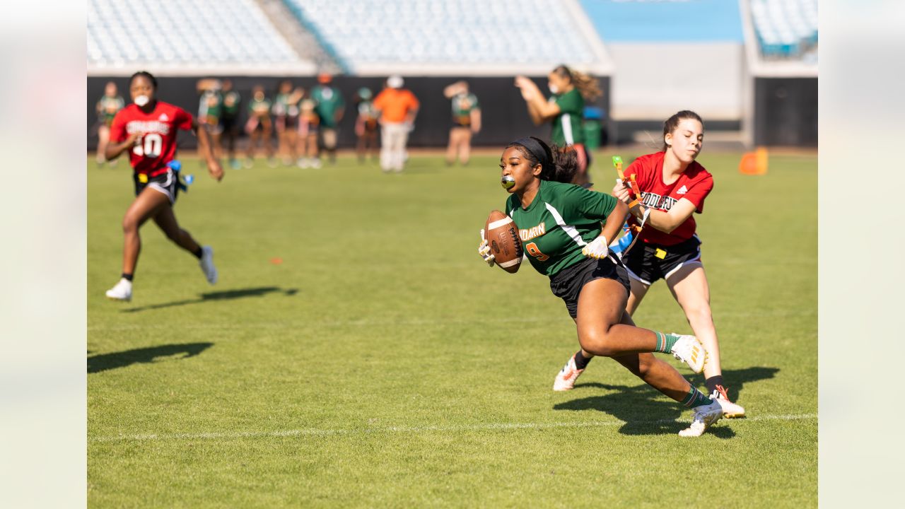 FLAG FOOTBALL: Jacksonville Jaguars gets 2022 season started for 24 teams  in 2022 Girls Flag Football Preseason Classic –