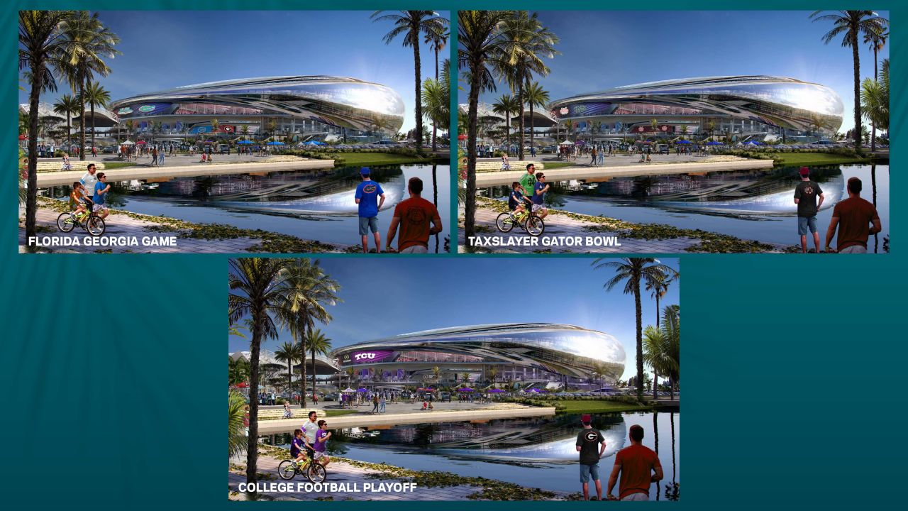 NFL's Jacksonville Jaguars release conceptual designs for its 'stadium of  the future' - Jacksonville Jaguars stadium