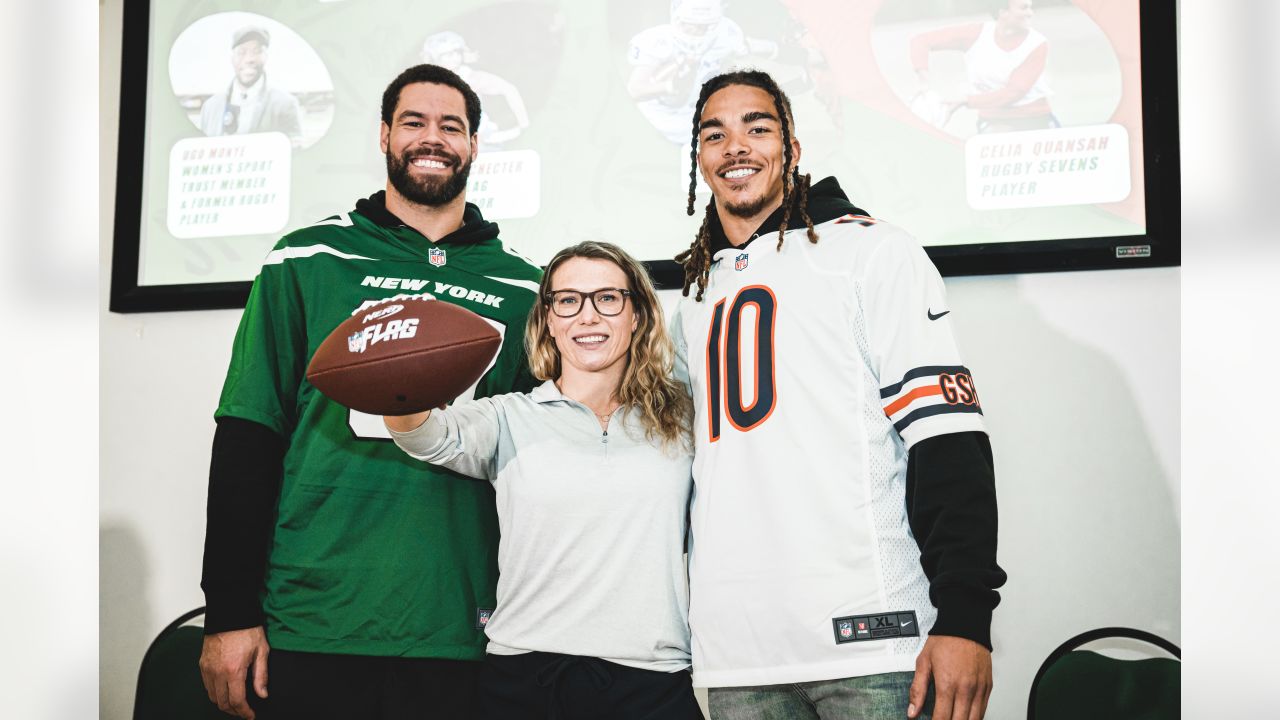 Jets and Bears Unveil Girls Flag Football League in the UK