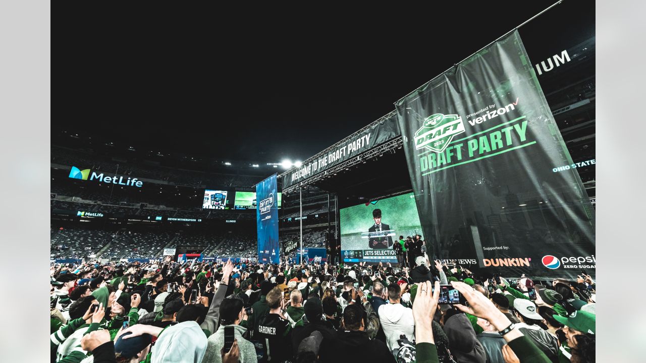 Giants and Jets Draft Party 2023 at MetLife Stadium in East