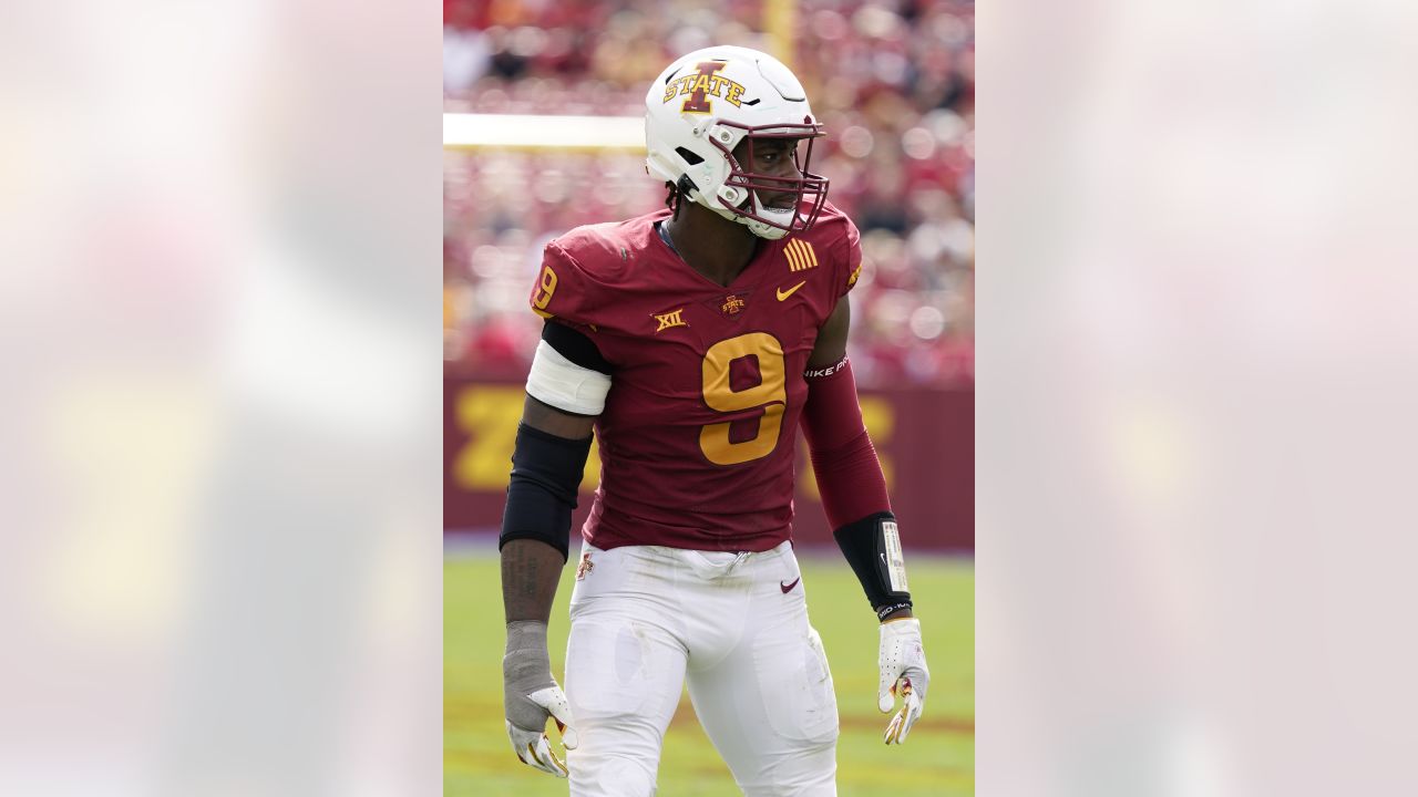 How to buy Will McDonald New York Jets jersey  Iowa State EDGE was  selected by New York in 1st round of NFL Draft 