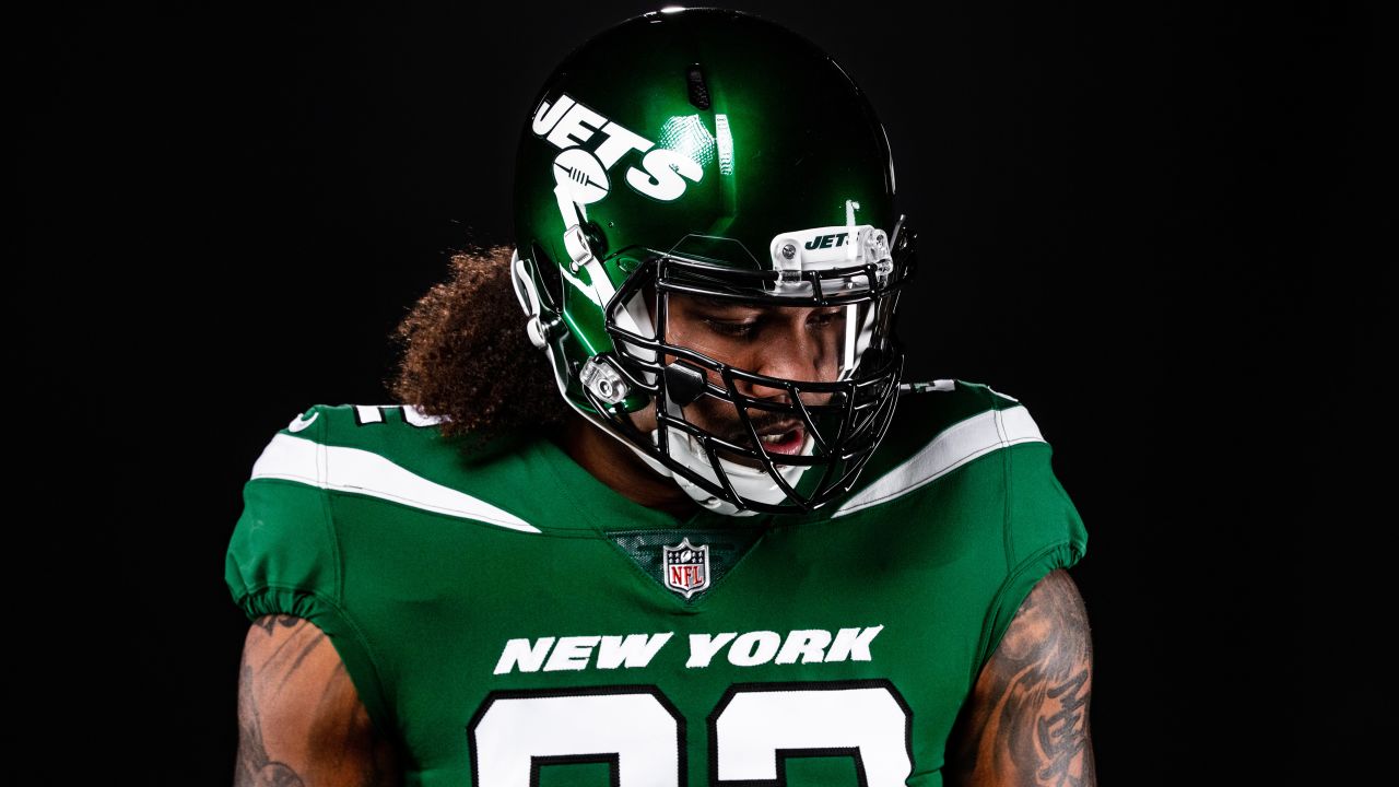 New York Jets Gotham Green Game Custom Jersey - Reallgraphics