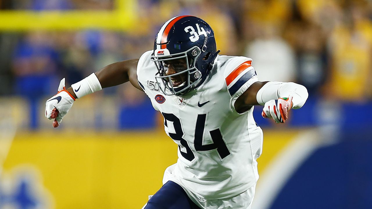 PFF on X: With the 158th overall selection in the 2020 NFL Draft, the New  York Jets select Bryce Hall, CB, Virginia  / X