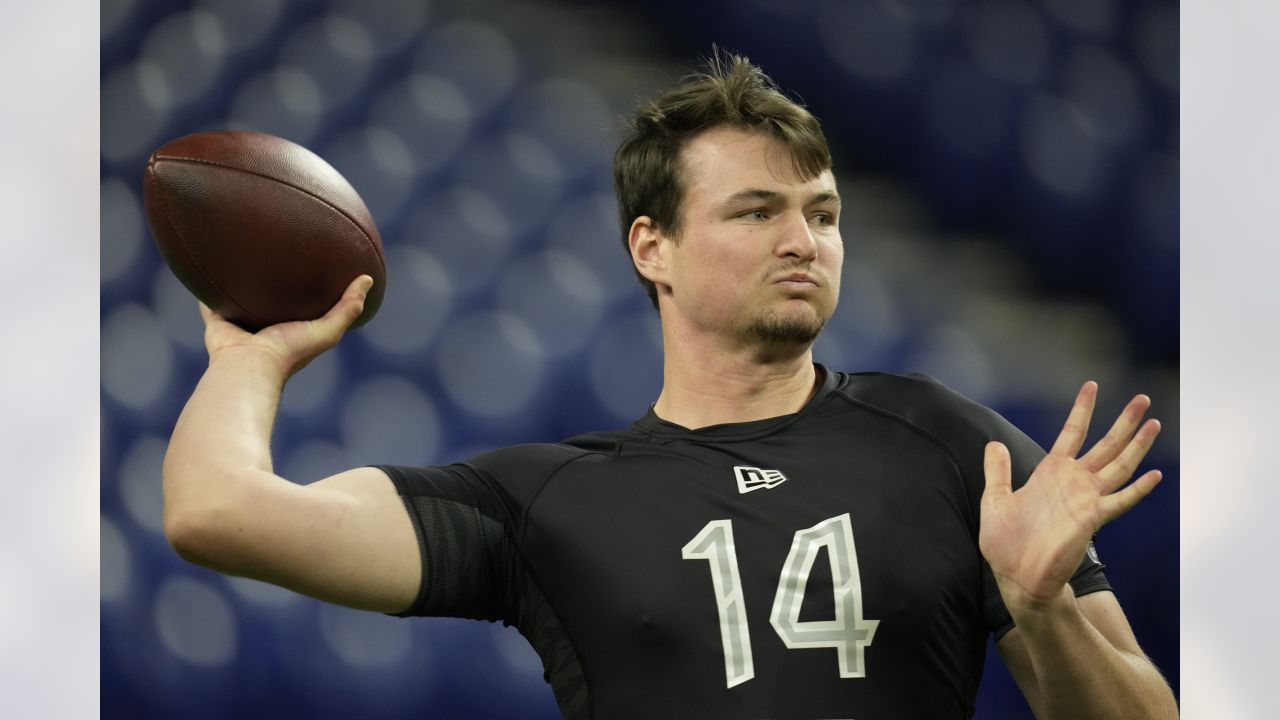 Gallery  2022 NFL Combine Quarterback Workout in Photos