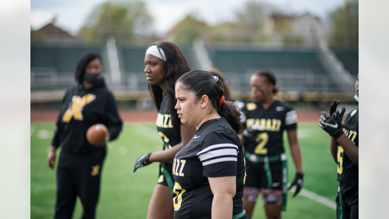 Gwinnett girls flag football teams play exhibition game Saturday