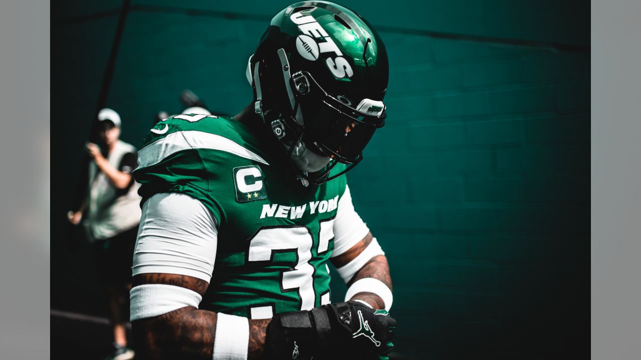 October 6, 2019: New York Jets strong safety Jamal Adams (33) in