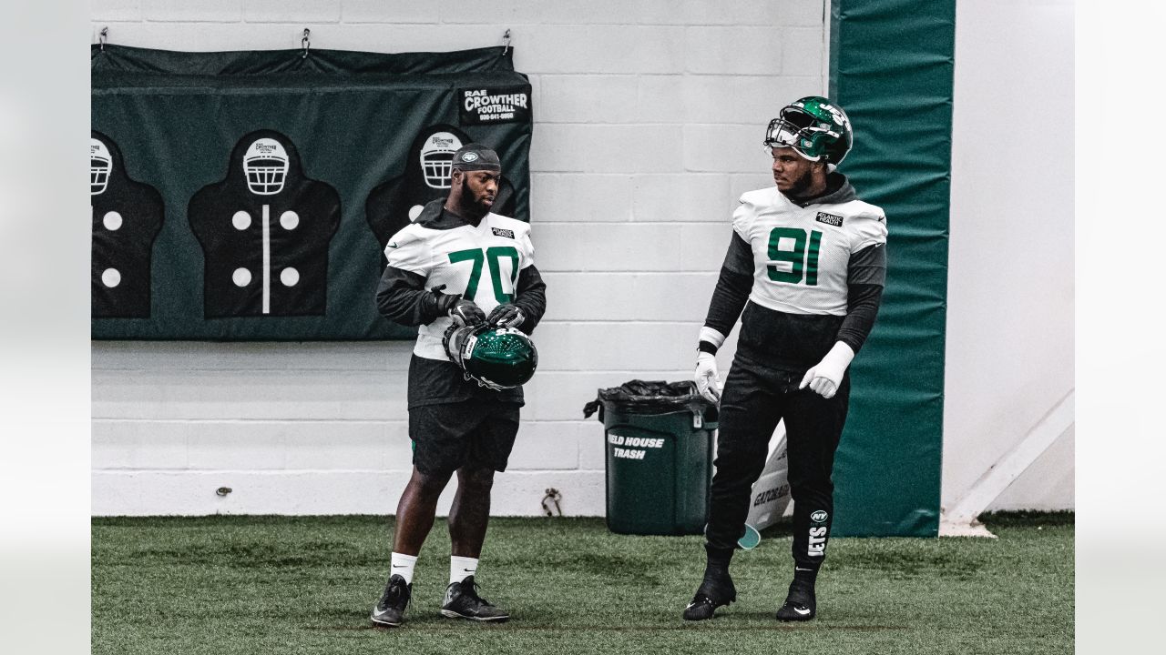 Mekhi Becton on Jets Role: 'I Want to Have Everything on My Shoulders'