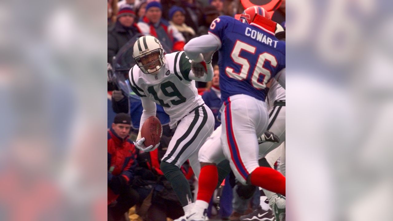 Buffalo Bills wide receiver Steve Johnson reacts after a play during an NFL  football game against the New England Patriots in Orchard Park, N.Y. on  Sunday, Dec. 26, 2010. New England won