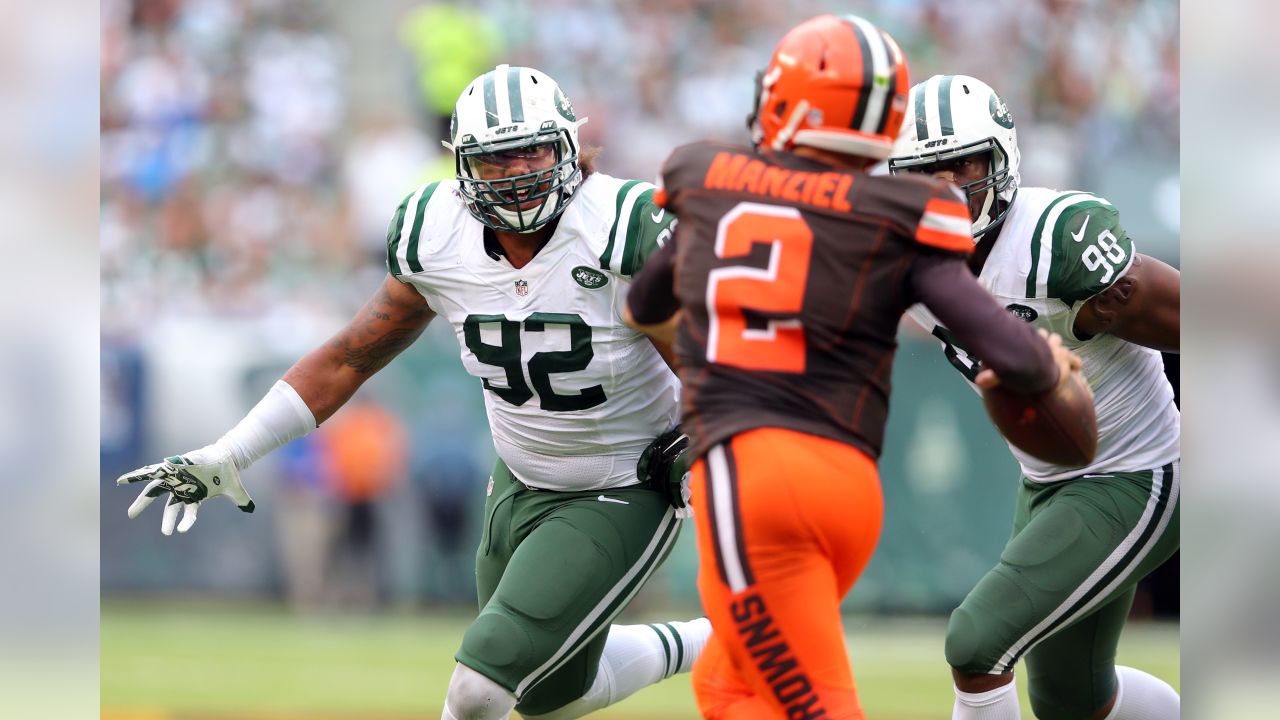 September 13, 2015, Cleveland Browns quarterback Johnny Manziel (2) in  action during the NFL game between the Cleveland Browns and the New York  Jets at MetLife Stadium in East Rutherford, New Jersey.