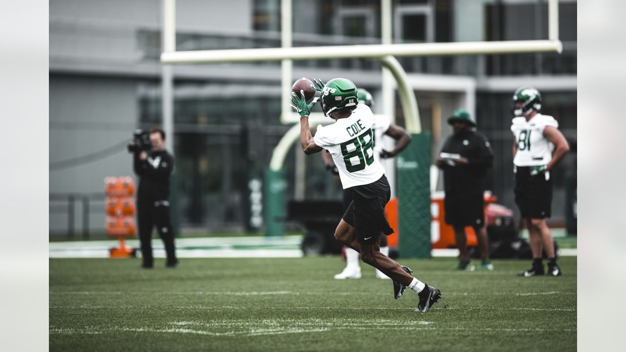 New York Jets wide receiver Keelan Cole (88) in action against the