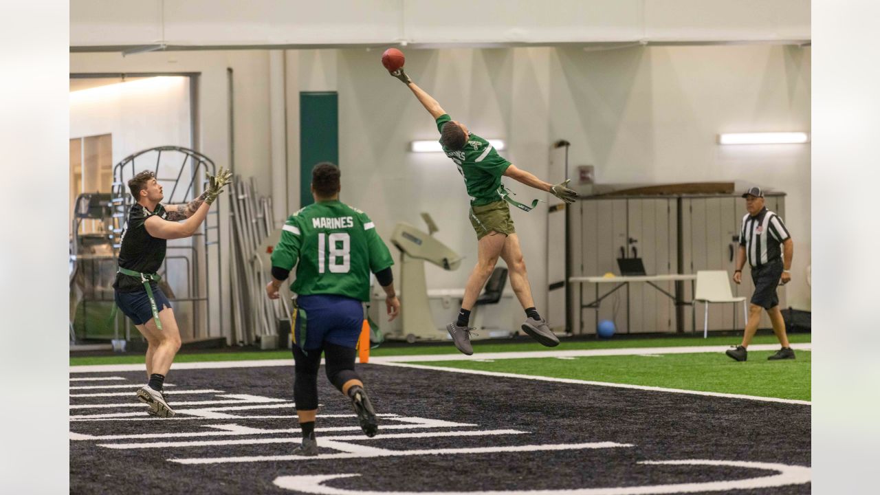 Gallery  Jets Host Military Flag Football Game at the Atlantic Health Jets  Training Center