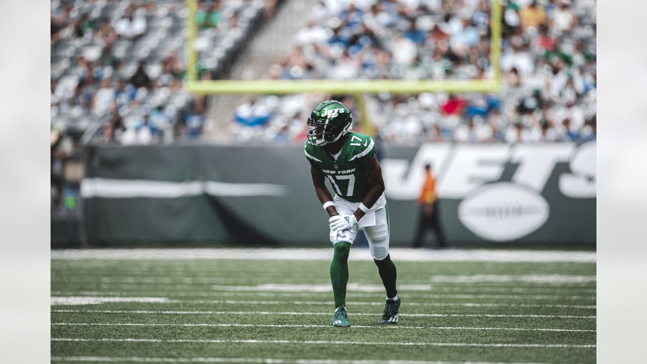 New York Giants running back Sandro Platzgummer (34) in action against the  New York Jets during a preseason NFL football game, Saturday, Aug. 14,  2021, in East Rutherford, N.J. (AP Photo/Adam Hunger