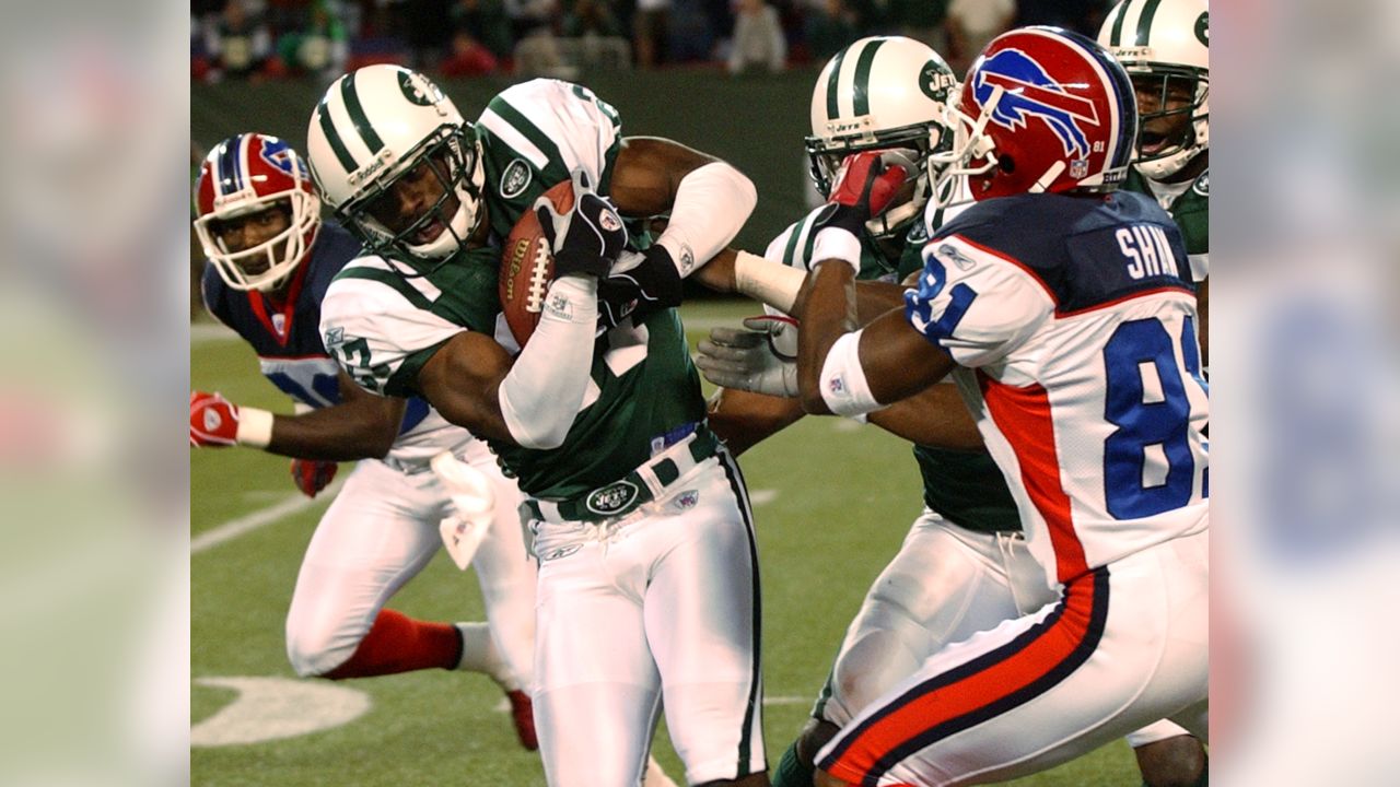 Buffalo Bills wide receiver Steve Johnson reacts after a play during an NFL  football game against the New England Patriots in Orchard Park, N.Y. on  Sunday, Dec. 26, 2010. New England won