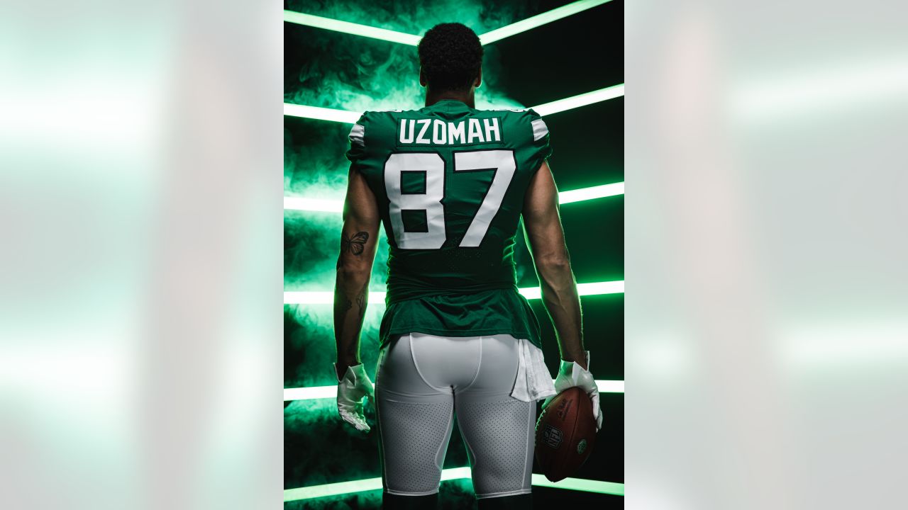 Rinkha C.J. Uzomah Football Design Poster Jets T-Shirt