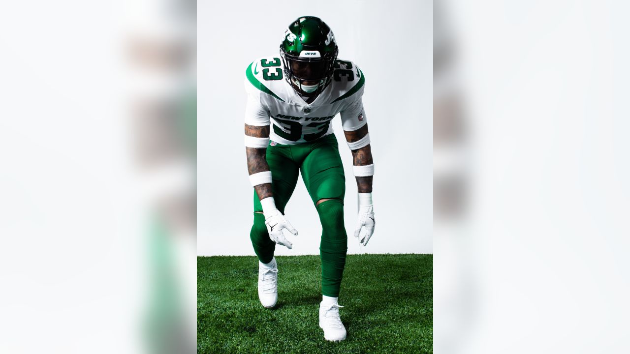 A General view of the New York Jets New Spotlight White Uniform on a  News Photo - Getty Images