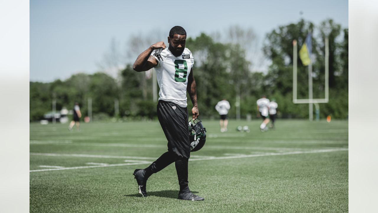 New York Jets linebacker Sherrod Greene (32) in action during the team's  NFL football rookie minicamp, Friday, May 5, 2023, in Florham Park, N.J.  (AP Photo/Rich Schultz Stock Photo - Alamy