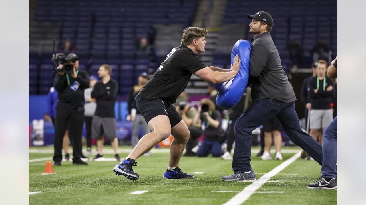 Photos  Top Images of the Offensive Line Workout at the 2023 NFL Combine