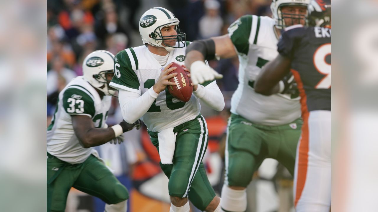 The New York Jets Mark Sanchez runs out of the pocket in the third quarter  against the Jacksonville Jaguars in week 2 of the NFL season at MetLife  Stadium in East Rutherford