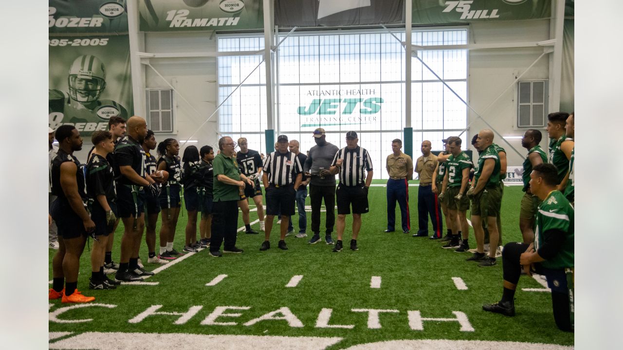 Gallery  Jets Host Military Flag Football Game at the Atlantic Health Jets  Training Center