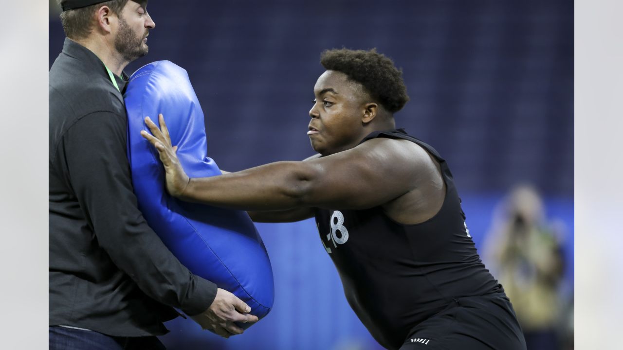 Photos  Top Images of the Offensive Line Workout at the 2023 NFL Combine