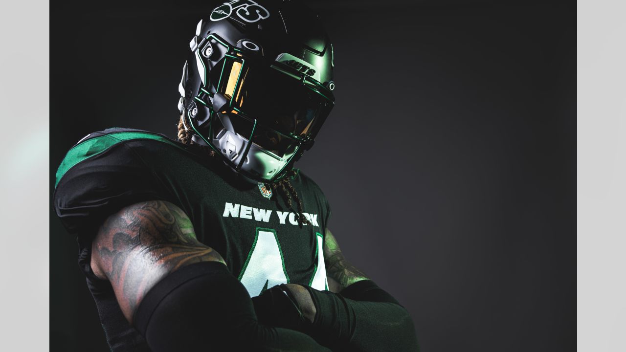 A fresh New York Jets black uniform edit oozes classic look