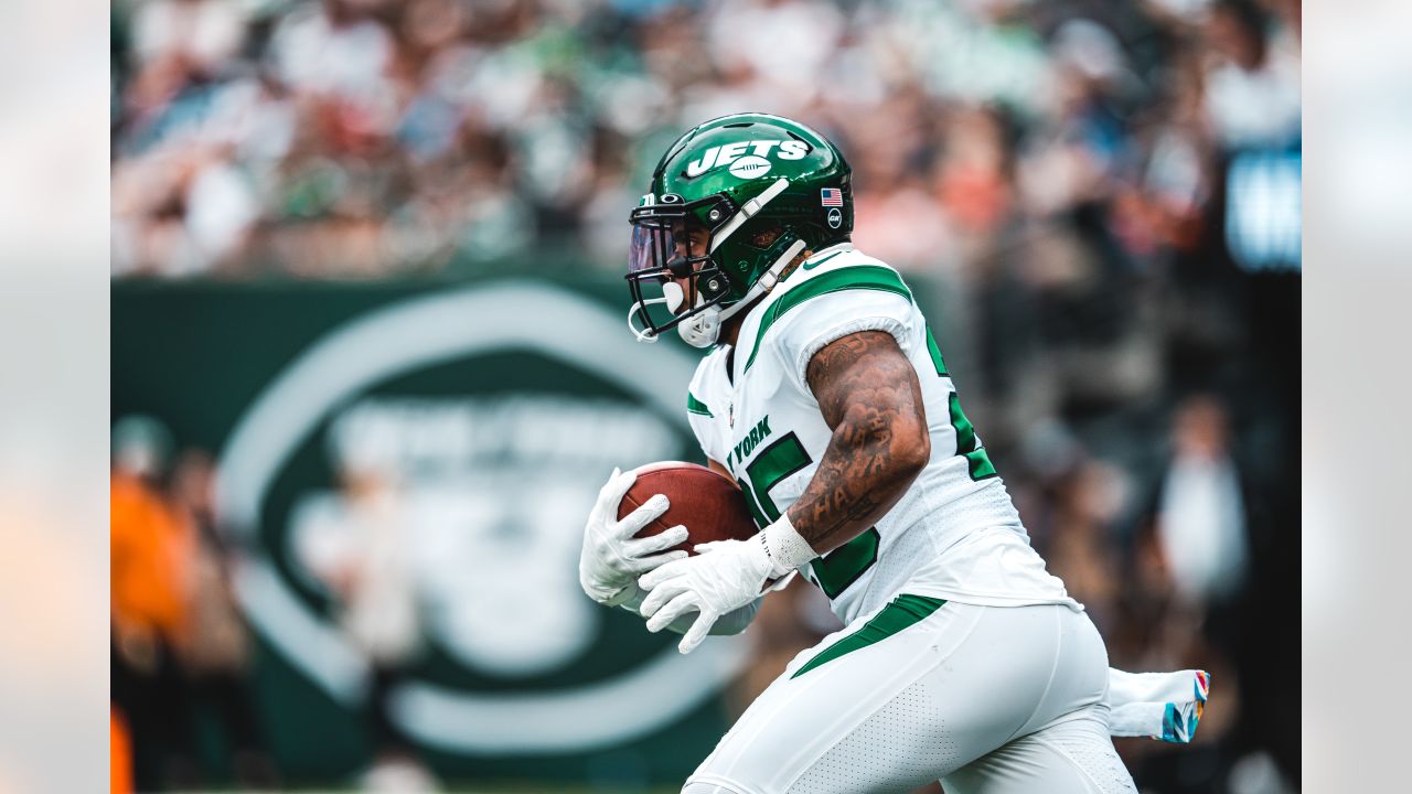 Jets RB Michael Carter Enjoys a Series of Firsts in the Game He Loves